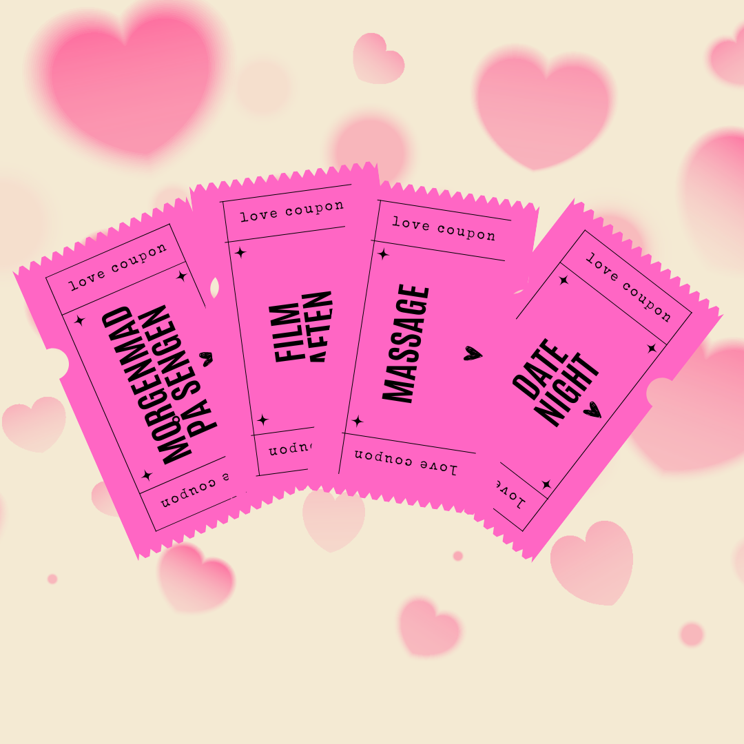 Kærlighedskuponer - Valentins dag